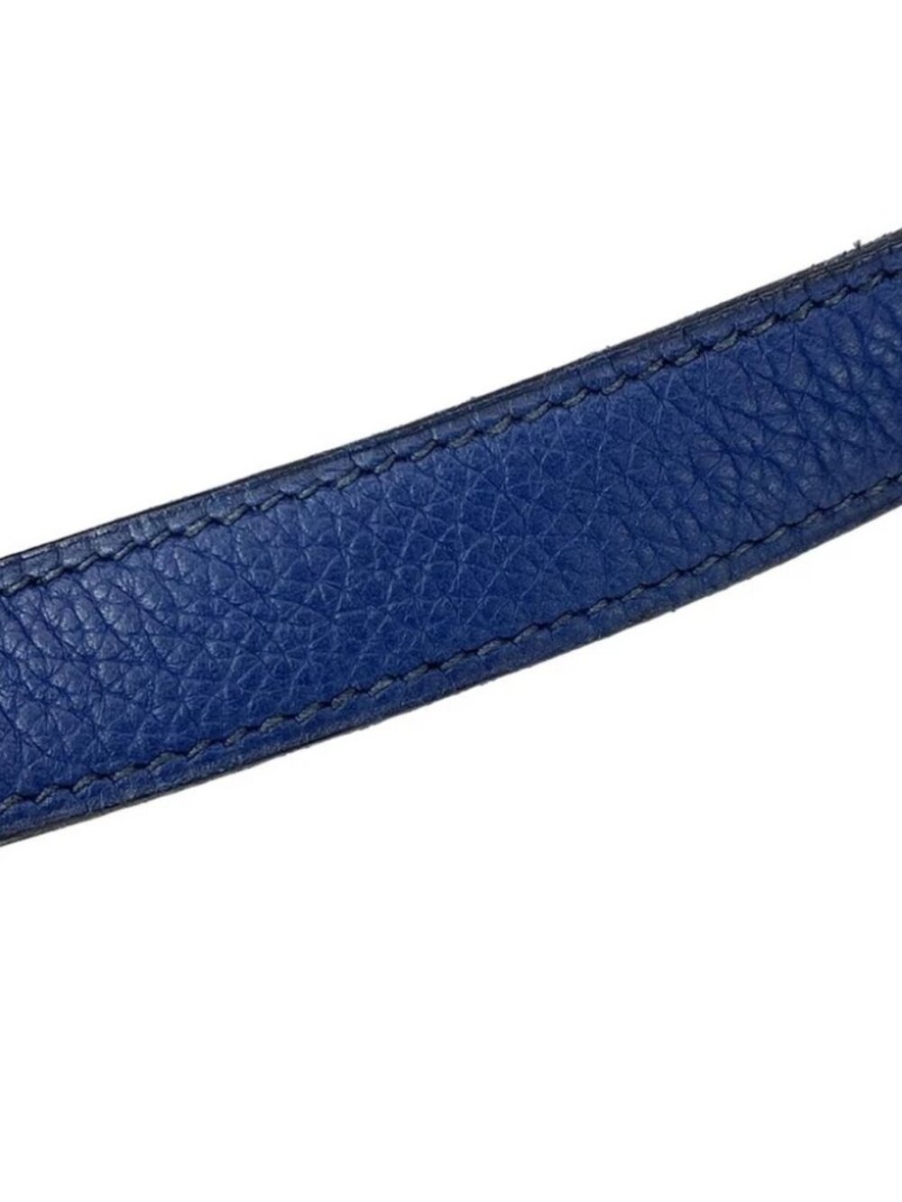 HERMES Movie fam - Blue Vachette Crispe Fjord Circle Y Backpack - Picture 6 of 16